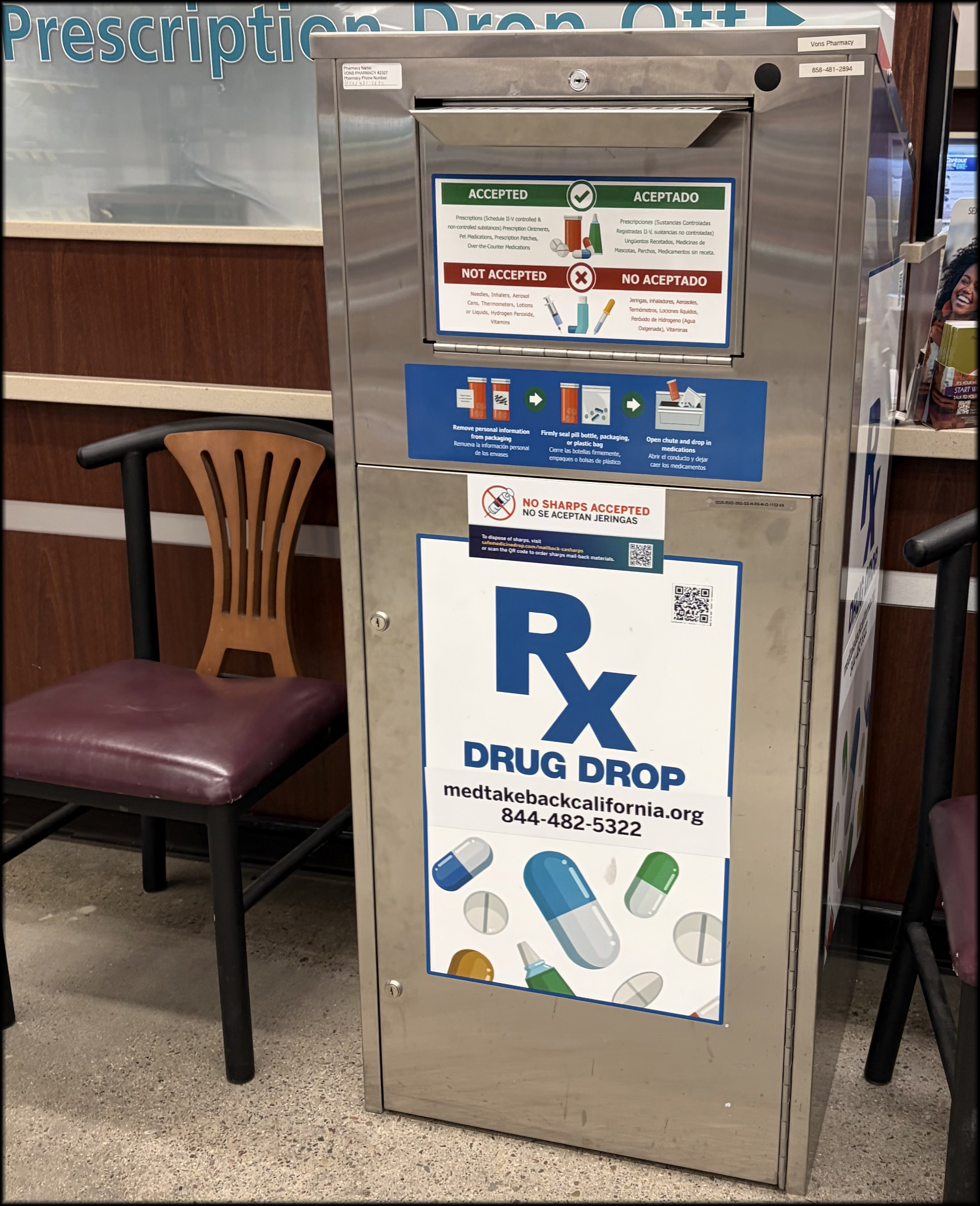 Prescription Drop Box